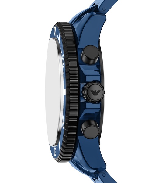 EMPORIO ARMANI(エンポリオアルマーニ)の「エンポリオ・アルマーニ 腕時計 メンズ アナログ セラミック AR70024(アナログ腕時計・メンズ・ブルー・FREE)」の4枚目の写真