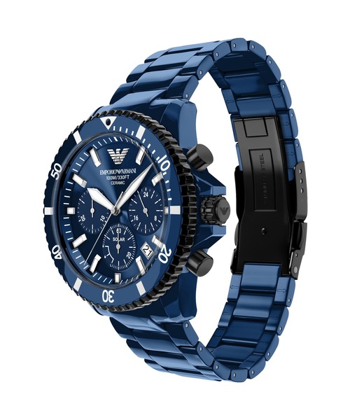 EMPORIO ARMANI(エンポリオアルマーニ)の「エンポリオ・アルマーニ 腕時計 メンズ アナログ セラミック AR70024(アナログ腕時計・メンズ・ブルー・FREE)」の6枚目の写真