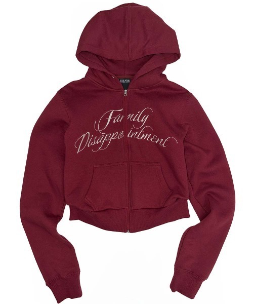 SCULPTOR(スカルプター)の「Family Disappointment Hooded Zip-Up(パーカー・レディース・パープル/レッド/グレー・SMALL/MEDIUM/LARGE)」の3枚目の写真