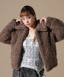 L.H.P（エルエイチピー）の「DankeSchon/ダンケシェーン/WOMEN BOA COLLAR BLOUSON（テーラードジャケット）」