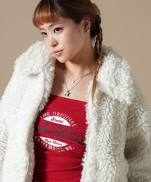 L.H.P（エルエイチピー）の「DankeSchon/ダンケシェーン/WOMEN BOA COLLAR BLOUSON（テーラードジャケット）」