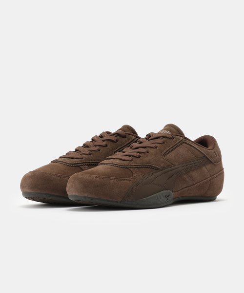 PUMA（プーマ）の「PUMA  WOMENS BELLA MINA SUEDE 407671-05（スニーカー・レディース・ブラウン・23.5cm/24cm/24.5cm/25cm/23cm）」の2枚目の写真
