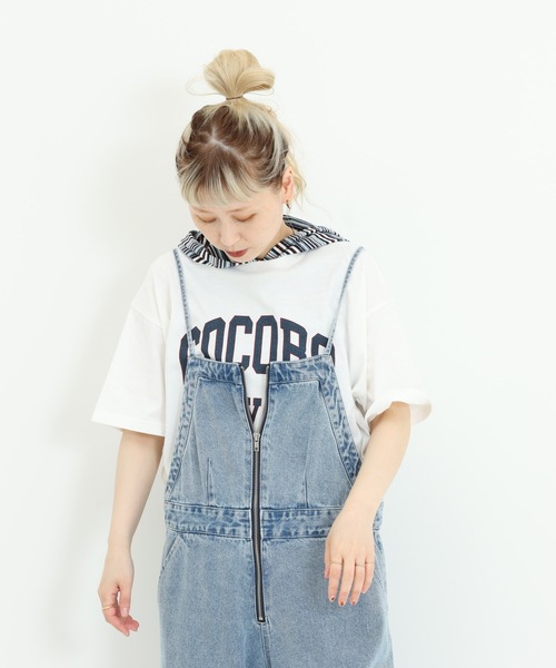 HEART MARKET(ハートマーケット)の「COCOROワイドなプリントT(Tシャツ/カットソー・レディース・イエロー/ホワイト/レッド/チャコール・MEDIUM/LARGE)」の22枚目の写真