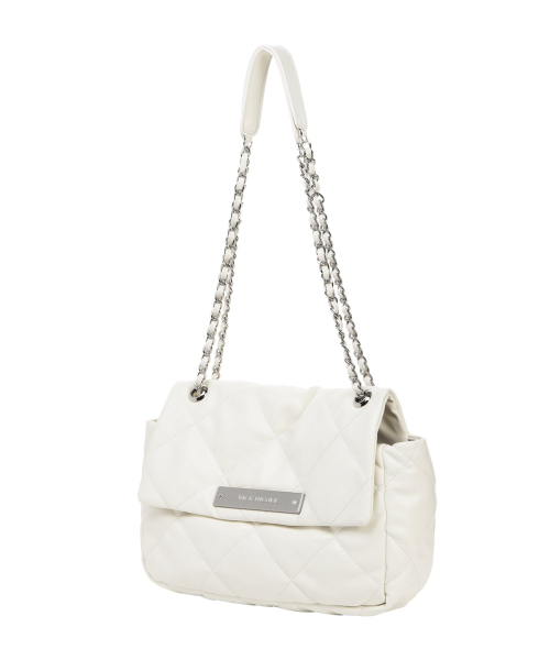NICK&NICOLE（ニックアンドニコール）の「CRYSTAL CLASSIC CHAIN BAG_CREAM（ショルダーバッグ・レディース・その他・FREE）」の2枚目の写真