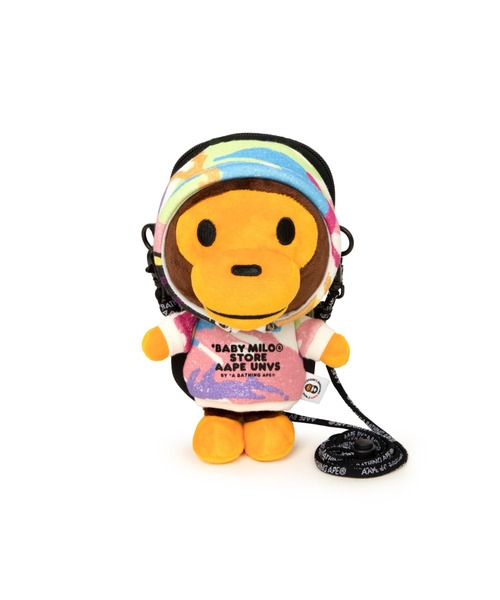 AAPE BY A BATHING APE(エーエイプバイアベイシングエイプ)の「AAPE X BABY MILO STORE PLUSH CROSSBODY BAG(ショルダーバッグ・メンズ・マルチ・FREE)」の2枚目の写真