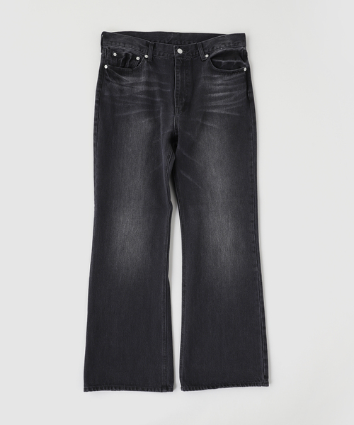 B.C STOCK(ベーセーストック)の「DENIM FLARE 5PK PT(デニムパンツ・メンズ・ブラック/ブルー・LARGE/MEDIUM)」の1枚目の写真