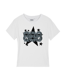 ROUGH レディース スリムフィット 半袖Tシャツ 5 COLORS