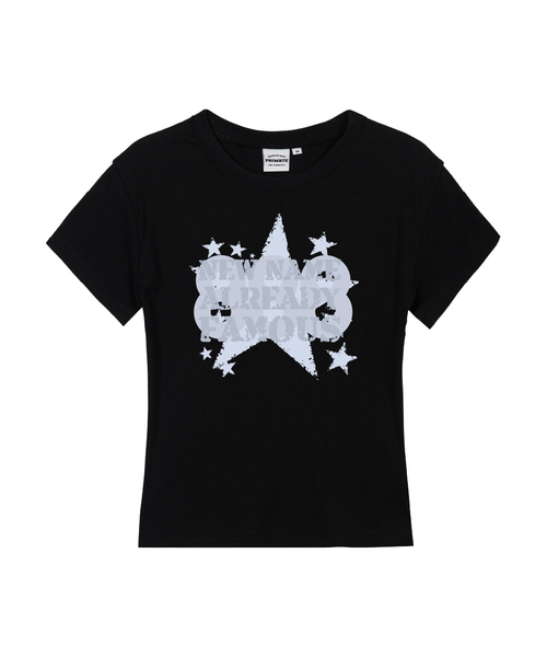 PRIMATE（プライメイト）の「ROUGH レディース スリムフィット 半袖Tシャツ 5 COLORS（Tシャツ/カットソー・レディース・カーキ/ブラック/ホワイト/チャコール/クリーム・LARGE/MEDIUM/SMALL）」の2枚目の写真
