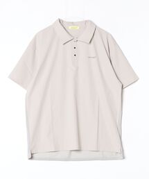 【VIVA HEART/GOLF】 ナイロンメッシュドッキング リフレクターロゴ 半袖ポロ
