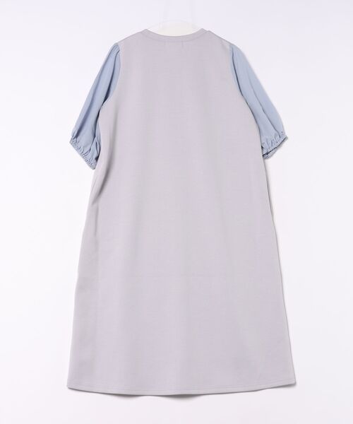 MARY QUANT(マリークワント)の「ボリューム袖ドッキング ワンピース(ワンピース・レディース・ブルーグレー/ブラック・M)」の10枚目の写真
