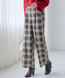 微起毛柄アソートセミワイドパンツ