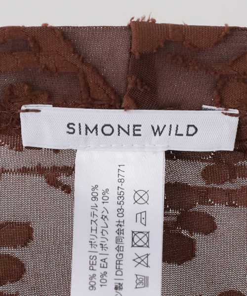 IENA（イエナ）の「SIMONE WILD/シモーネ ワイルド FLOWER LONG SK スカート（スカート・レディース・ブラウン/グレー・FREE）」の8枚目の写真