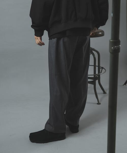 ITEMS URBANRESEARCH（アイテムズ アーバンリサーチ）の「ウールライク2プリーツトラウザー（その他パンツ・メンズ・ベージュ/ダークグレー/ブラック・LARGE/MEDIUM）」の20枚目の写真