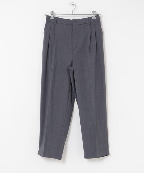 ITEMS URBANRESEARCH（アイテムズ アーバンリサーチ）の「ウールライク2プリーツトラウザー（その他パンツ・メンズ・ベージュ/ダークグレー/ブラック・LARGE/MEDIUM）」の22枚目の写真