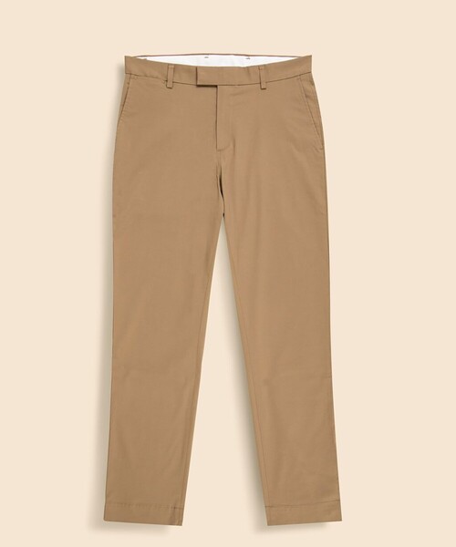 BROOKS BROTHERS(ブルックスブラザーズ)の「◆オンラインストア限定◆ Performance Series コットンブレンド プレーンフロント トラウザーズ(チノパンツ・メンズ・ライトベージュ・30inch/31inch/33inch/34inch/35inch/36inch/38inch/32inch)」の1枚目の写真