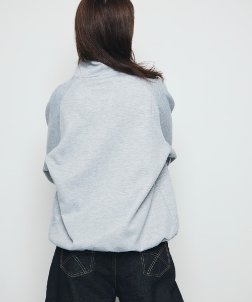 DAZE(デイズ)の「スタンドカラー ダブルジップスウェットブルゾン(ブルゾン・メンズ・グレー/ブラック・SMALL/MEDIUM/LARGE)」の21枚目の写真