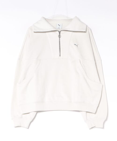PUMA（プーマ）の「《PUMA》STUDIO KNIT HALF ZIP（その他アウター・レディース・ブラック/グレー系その他・S/M/L/XL）」の2枚目の写真