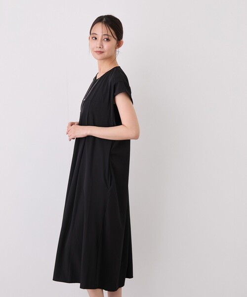Jayro(ジャイロ)の「フレンチ袖タックワンピース(ワンピース・レディース・ブラック/ブラウン/チャコールグレー・M)」の11枚目の写真