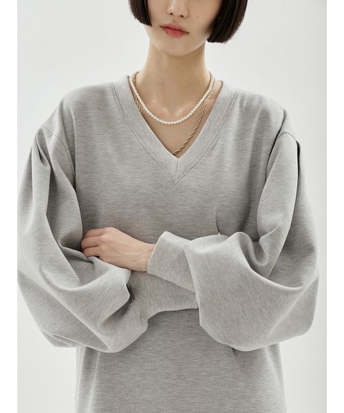 emmi(エミ)の「マーメードシルエットカットワンピース(ワンピース・レディース・グレー/ブラック・1/0)」の14枚目の写真