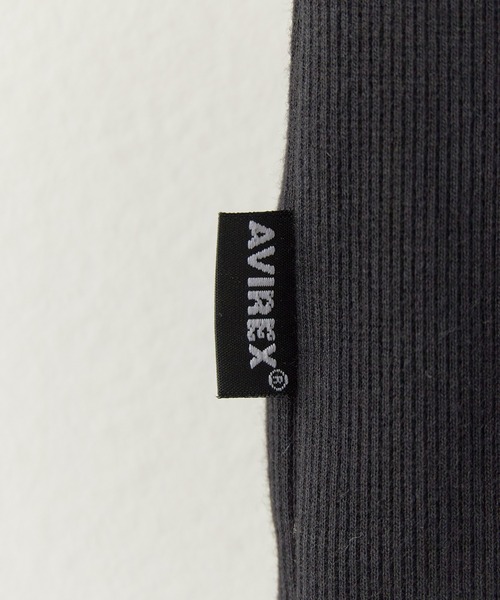 AVIREX(アヴィレックス)の「AVIREX/アビレックス DAILY S/S RIB HENLY NECK TEE デイリー 半袖 リブ ヘンリーネック Tシャツ 抗菌防臭 スリムフィット 肉厚 メンズ レディース 2026年 夏 夏服(Tシャツ/カットソー・メンズ・オリーブ/ホワイト/ブラック/ブルー・L/S/M)」の12枚目の写真