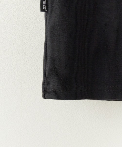 AVIREX(アヴィレックス)の「AVIREX/アビレックス DAILY S/S RIB HENLY NECK TEE デイリー 半袖 リブ ヘンリーネック Tシャツ 抗菌防臭 スリムフィット 肉厚 メンズ レディース 2026年 夏 夏服(Tシャツ/カットソー・メンズ・オリーブ/ホワイト/ブラック/ブルー・L/S/M)」の13枚目の写真