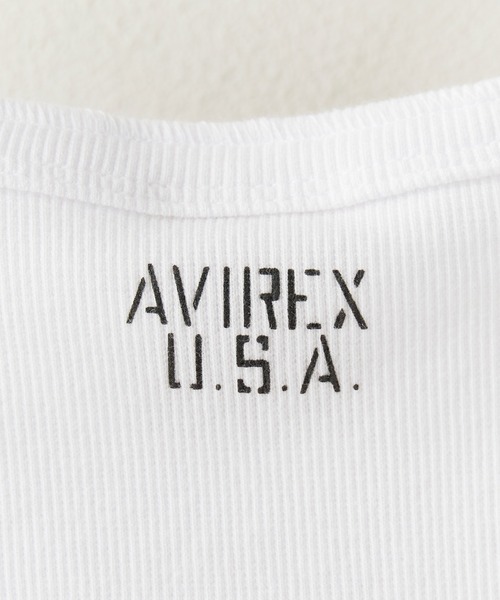 AVIREX(アヴィレックス)の「AVIREX/アビレックス DAILY S/S RIB HENLY NECK TEE デイリー 半袖 リブ ヘンリーネック Tシャツ 抗菌防臭 スリムフィット 肉厚 メンズ レディース 2026年 夏 夏服(Tシャツ/カットソー・メンズ・オリーブ/ホワイト/ブラック/ブルー・L/S/M)」の14枚目の写真