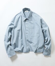 限定展開 チェック クロップド シャツ