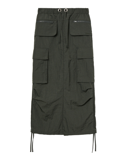 DEINET(ダイニット)の「NYLON UTILITY CARGO SKIRT IN KHAKI(スカート・レディース・その他・SMALL/MEDIUM)」の2枚目の写真