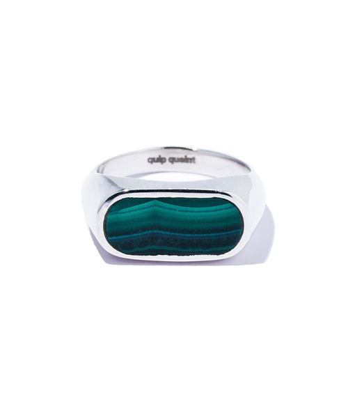 quip queint(クイップクエイント)の「【quip queint】palette ring/パレット リング QU320/QU321/QU322/QU323(リング・レディース・ブルー/ブラック系1/グリーン/ホワイト系1・15 /13/11/9)」の3枚目の写真
