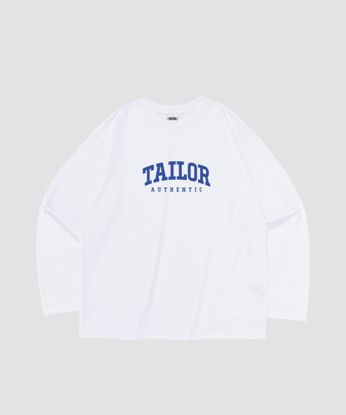 TAILOR STUDIO(テーラースタジオ)の「NBL ハーフロゴ ロングスリーブ (ホワイト)(Tシャツ/カットソー・メンズ・その他・SMALL/MEDIUM/LARGE/X-LARGE)」の1枚目の写真