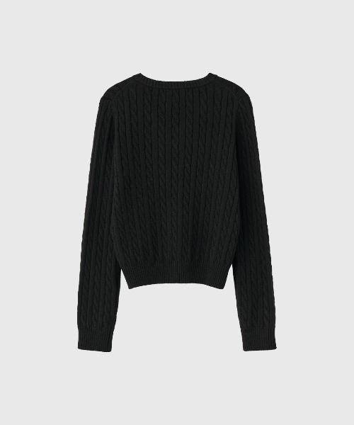 GENERAL IDEA(ジェネラルアイデア)の「【GENERAL IDEA】GNRLロゴウールケーブルVネックニットプルオーバー / WOOL CABLE V-NECK PULLOVER(ニット/セーター・レディース・グレー/ホワイト/ネイビー/ブラック・S/M/L)」の16枚目の写真