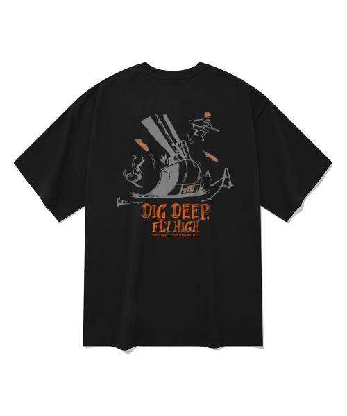 SPITXIT（スピットシット）の「CEMENT KIDS 半袖Tシャツ 5色（Tシャツ/カットソー・メンズ・ホワイト/ブラック/ベージュ/ネイビー/グレー・SMALL/MEDIUM/LARGE/X-LARGE）」の9枚目の写真