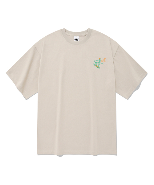 SPITXIT（スピットシット）の「CEMENT KIDS 半袖Tシャツ 5色（Tシャツ/カットソー・メンズ・ホワイト/ブラック/ベージュ/ネイビー/グレー・SMALL/MEDIUM/LARGE/X-LARGE）」の10枚目の写真