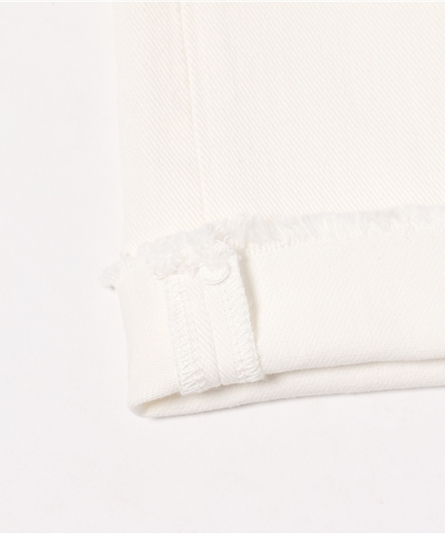 MOUSSY（マウジー）の「WHT fringe cropped Tapered（その他パンツ・レディース・ホワイト・23inch/24inch/25inch/26inch/27inch）」の13枚目の写真