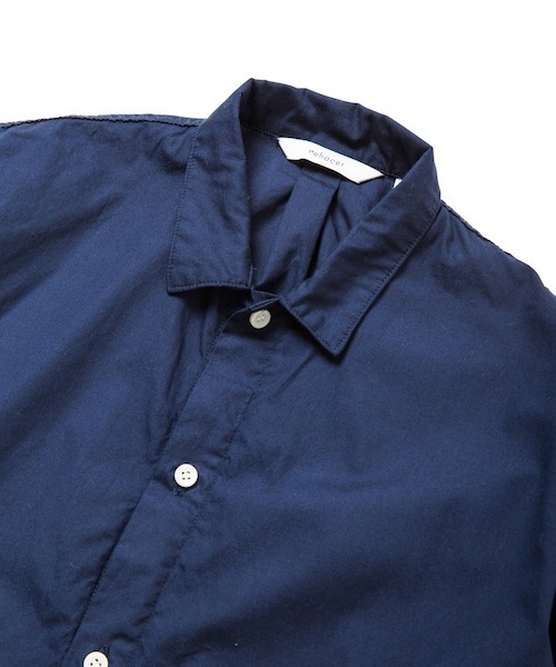 rehacer(レアセル)の「rehacer :Pilgrim Wide Shirt Made in Okayama Japan / プリグリムワイドシャツ メイドイン岡山ジャパン(シャツ/ブラウス・メンズ・ホワイト/カーキ/ネイビー/モカ/ブラック・SMALL/LARGE/MEDIUM)」の11枚目の写真