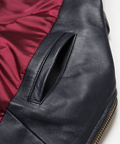 JACKROSE（ジャックローズ）の「ラムレザーダブルライダース