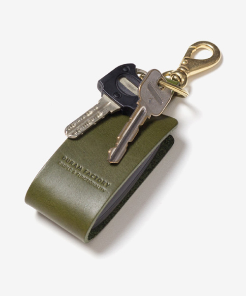 DURAM FACTORY（ドゥラムファクトリー）の「DURAM ドゥラム スマートキーホルダー レザー スマートキーケースカバー キーリング 車 Lサイズ（キーケース/キーアクセサリー・メンズ・ブラウン/ダークブラウン/レッド/グリーン/ブラック/ライトブラウン・FREE）」の12枚目の写真