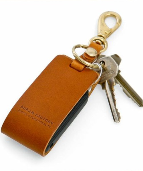 DURAM FACTORY（ドゥラムファクトリー）の「DURAM ドゥラム スマートキーホルダー レザー スマートキーケースカバー キーリング 車 Lサイズ（キーケース/キーアクセサリー・メンズ・ブラウン/ダークブラウン/レッド/グリーン/ブラック/ライトブラウン・FREE）」の20枚目の写真