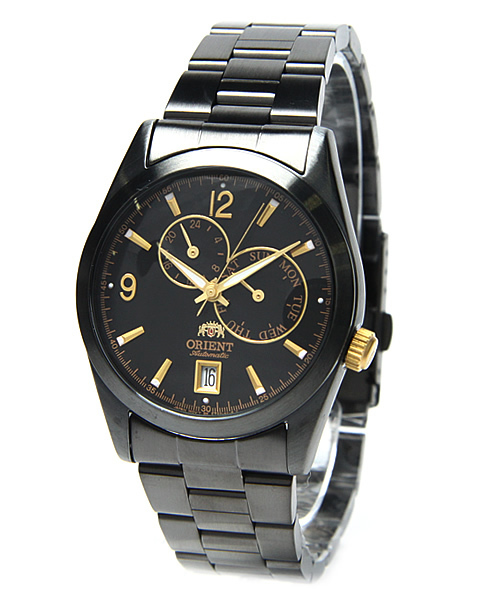 AMERICAN RAG CIE(アメリカンラグシー)の「ORIENT別注ブラックモデル(101-BRI-NEW MULTI)(アナログ腕時計・メンズ・シルバー/ゴールド・フリ-)」の2枚目の写真