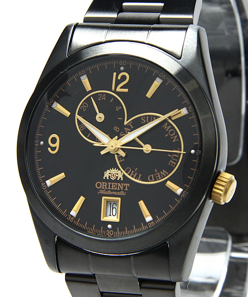 AMERICAN RAG CIE(アメリカンラグシー)の「ORIENT別注ブラックモデル(101-BRI-NEW MULTI)(アナログ腕時計・メンズ・シルバー/ゴールド・フリ-)」の6枚目の写真