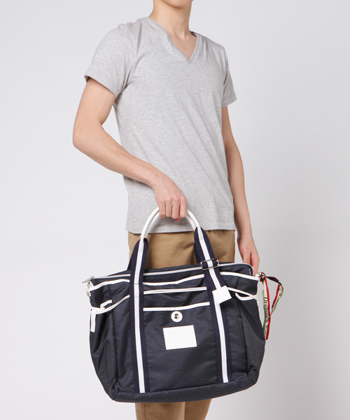 Orobianco（オロビアンコ）の「【Orobianco　オロビアンコ】　MAXWELL-G 02 JEANS　デニム調トートバッグ　Ａ４　/　90233（トートバッグ・メンズ・ブラック/ブルー系その他2/ブルー系その他・FREE）」の9枚目の写真
