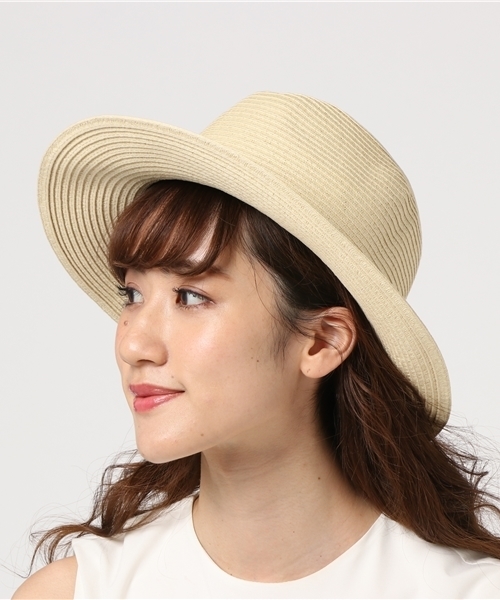 Andemiu（アンデミュウ）の「Ｐ／ＢワイヤーナカオレＨＡＴ751794（ハット・ブラック/グレー/ホワイト/ベージュ・FREE）」の4枚目の写真