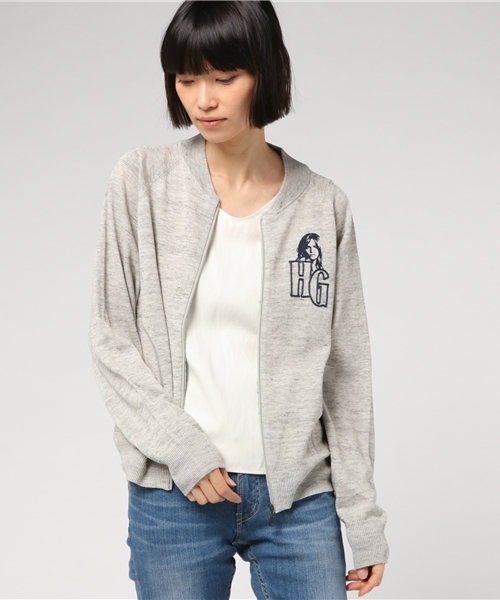 【超希少モデル⭐︎】HYSTERIC GLAMOUR ジップカーディガン 超希少モデル⭐︎】HYSTERIC GLAMOUR ジップカーディガン