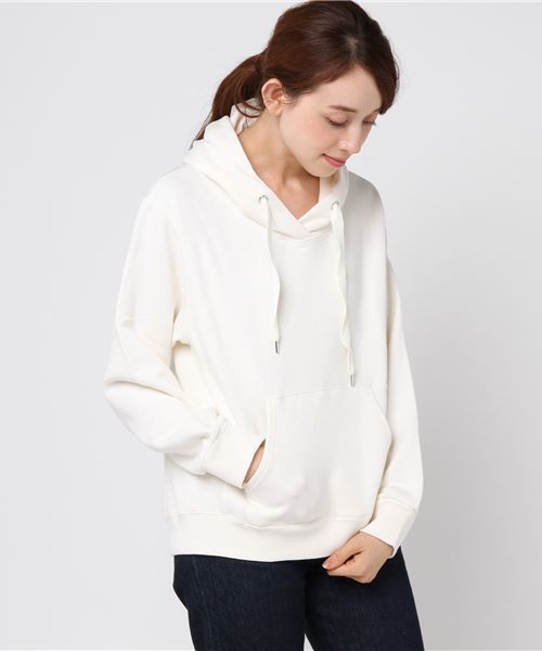 LIPSTAR(リップスター)の「バイオ裏毛パーカー(Tシャツ/カットソー・レディース・パープル/グレー/オフホワイト/グリーン・M)」の11枚目の写真