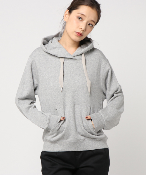 LIPSTAR(リップスター)の「バイオ裏毛パーカー(Tシャツ/カットソー・レディース・パープル/グレー/オフホワイト/グリーン・M)」の12枚目の写真