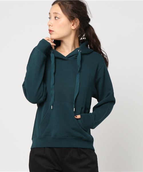 LIPSTAR(リップスター)の「バイオ裏毛パーカー(Tシャツ/カットソー・レディース・パープル/グレー/オフホワイト/グリーン・M)」の13枚目の写真