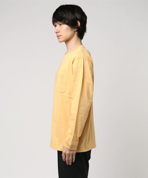 green label relaxing（グリーンレーベルリラクシング）の「SC ヘビーウェイト クルーネック カットソー ◆（Tシャツ/カットソー・メンズ・ホワイト/イエロー/ネイビー/ライラック・X-LARGE/LARGE/MEDIUM/SMALL）」の5枚目の写真