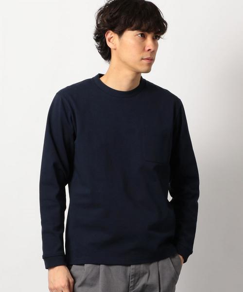 green label relaxing（グリーンレーベルリラクシング）の「SC ヘビーウェイト クルーネック カットソー ◆（Tシャツ/カットソー・メンズ・ホワイト/イエロー/ネイビー/ライラック・X-LARGE/LARGE/MEDIUM/SMALL）」の22枚目の写真
