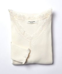 FREAK'S STORE | 【WEB限定】レースロングスリーブTシャツ(Tシャツ/カットソー)