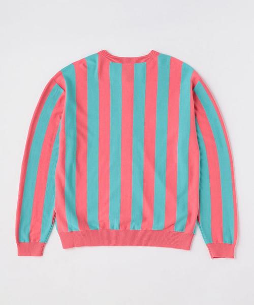 UNITED ARROWS & SONS（ユナイテッドアローズアンドサンズ）の「UNITED ARROWS & SONS（ユナイテッドアローズ＆サンズ）ANDRE C/NECK CGN（ニット/セーター・メンズ・ピンク/ネイビー・MEDIUM/LARGE/SMALL/X-LARGE）」の5枚目の写真